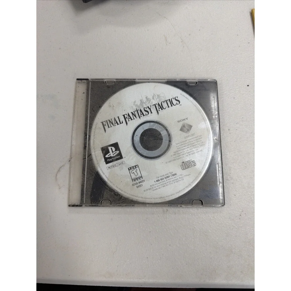 Final Fantasy Tactics (Sony PlayStation 1 PS1, 1998)